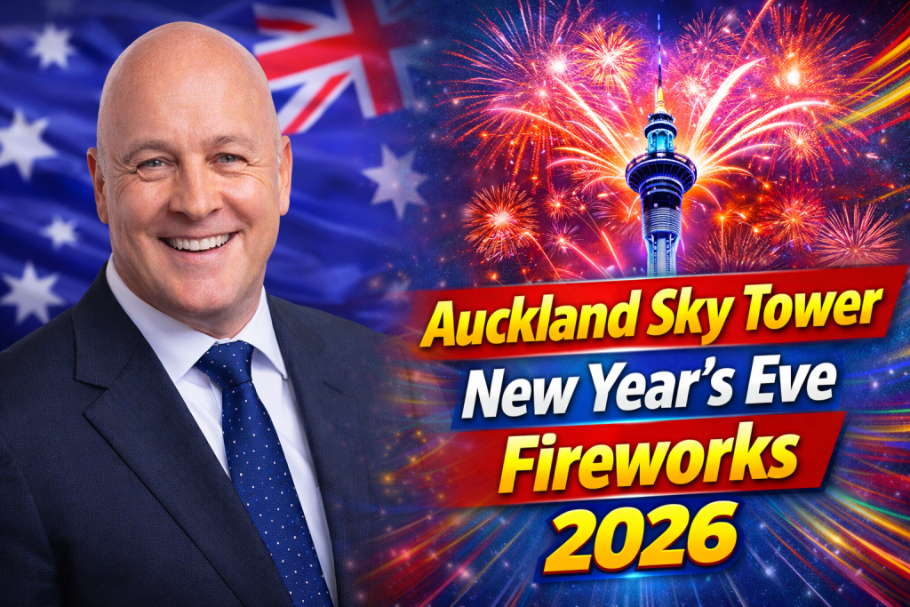 Auckland Sky Tower New Year’s Eve Fireworks 2026 Spectacular Countdown Event