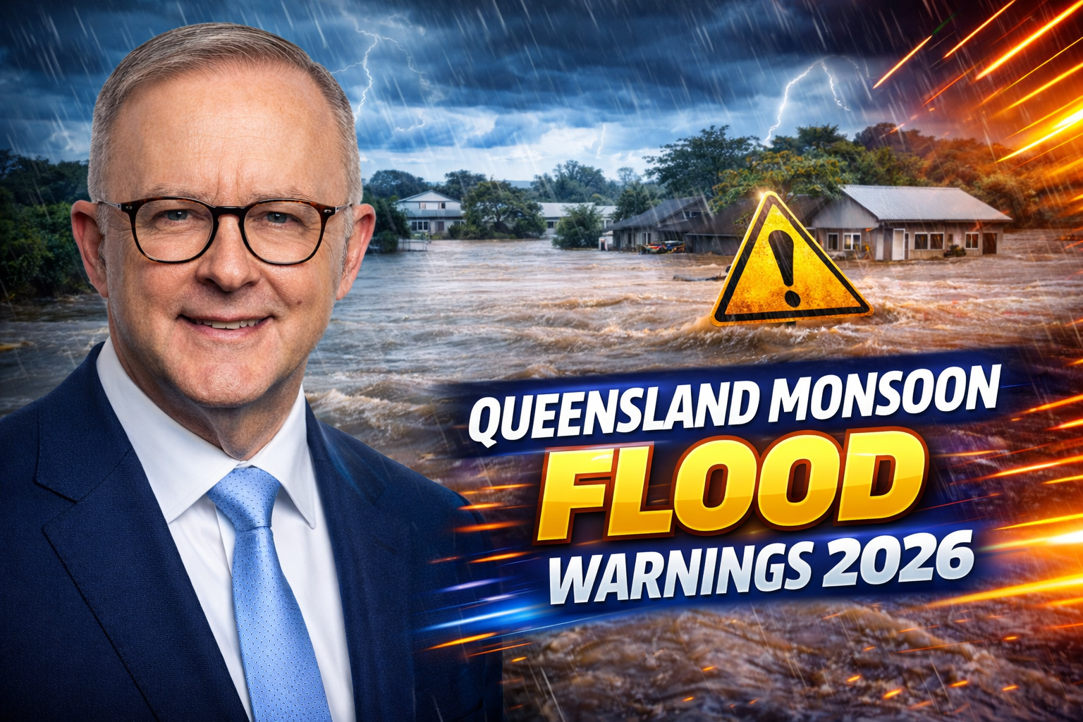 Queensland Monsoon Flood Warnings 2026 as Cyclone Hayley Tracks Along WA’s Kimberley Coast