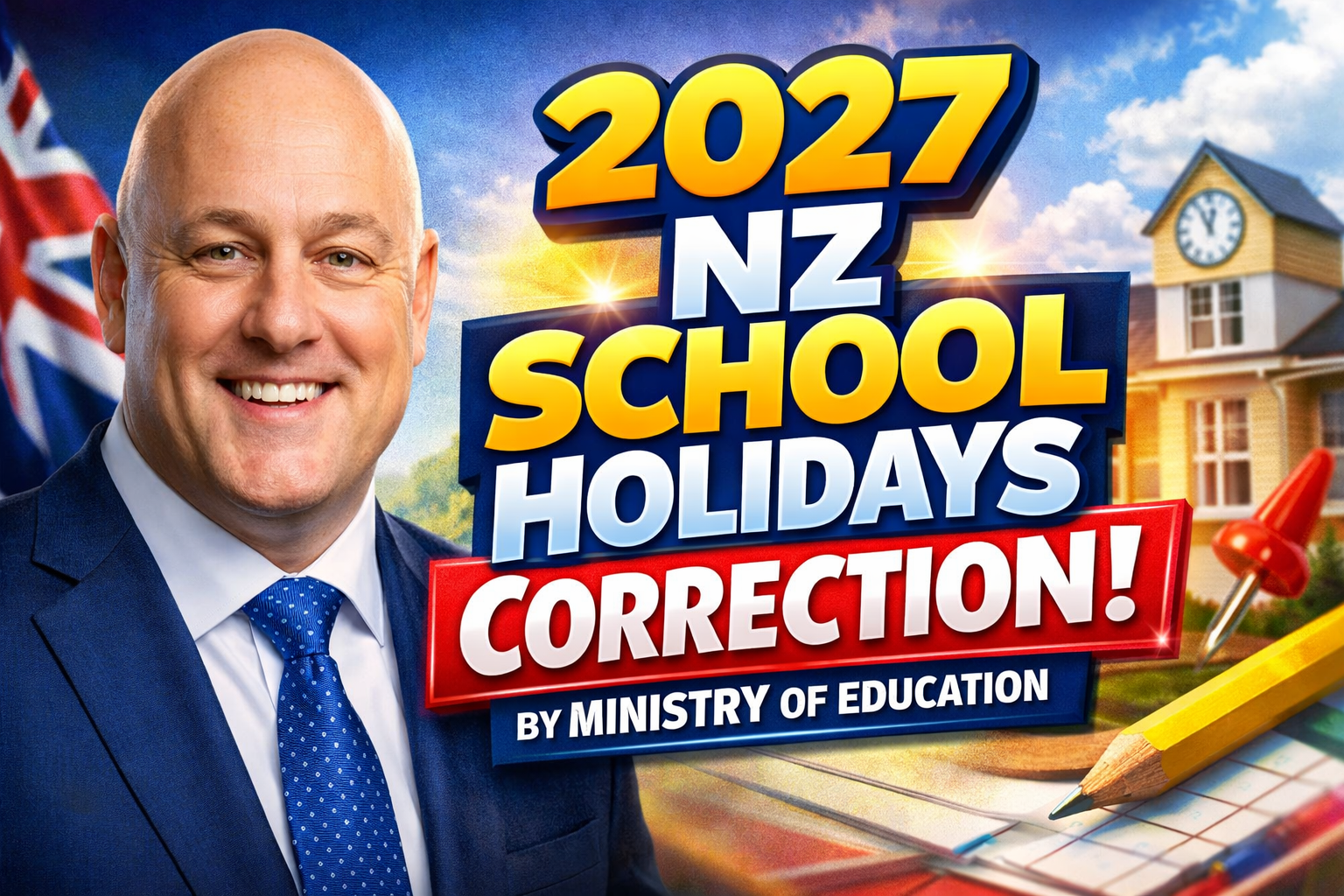 2027 NZ School Holidays Correction by Ministry of Education Revised Dates & What Parents Need to Know