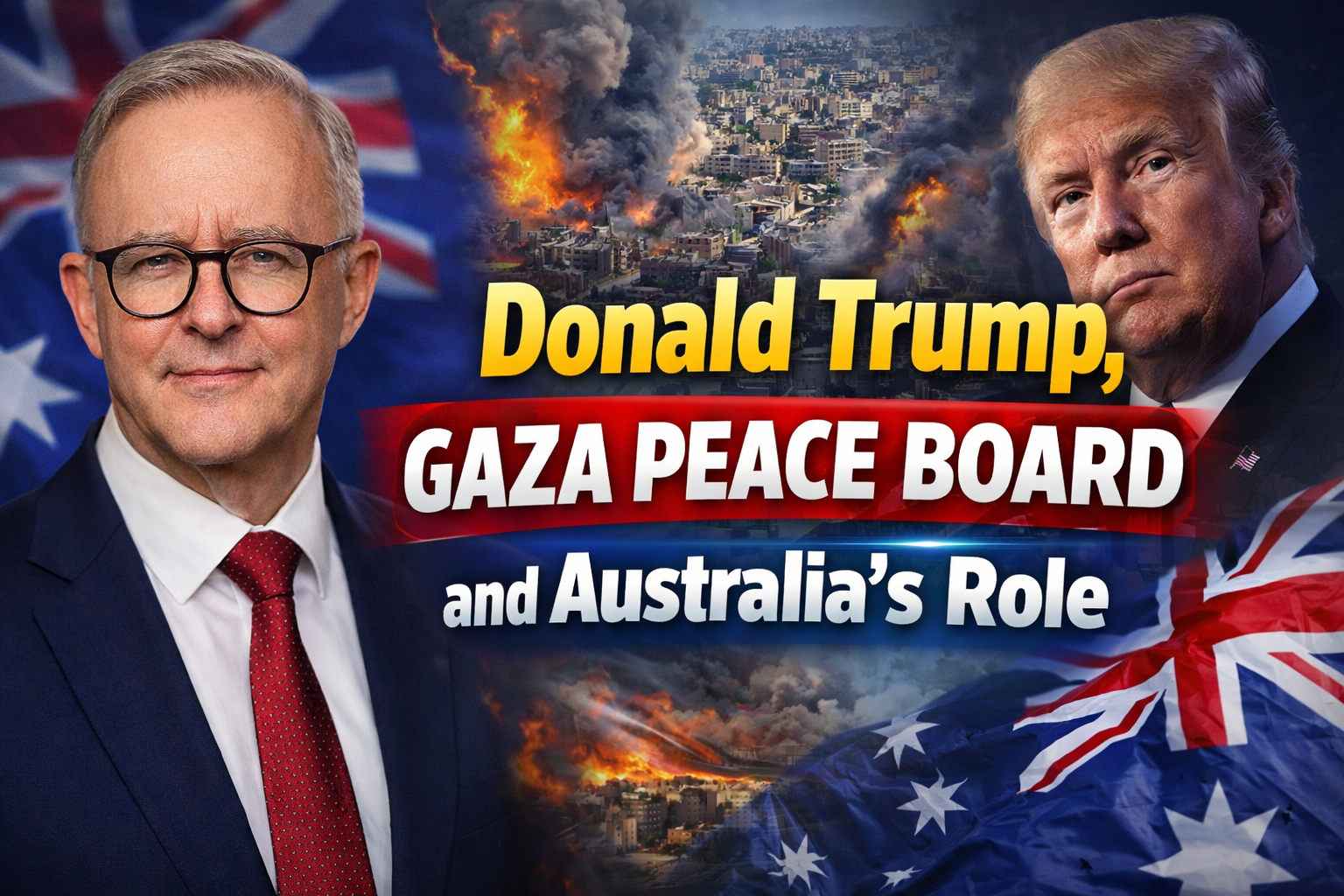 Donald Trump, Gaza Peace Board and Australia’s Role Richard Marles Signals Support for US Transition Plan