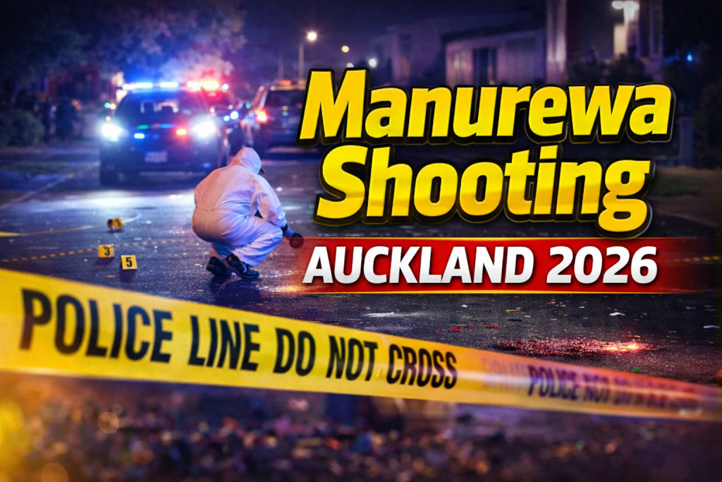 Manurewa Shooting Auckland 2026 Homicide Investigation Underway Latest NZ Crime News