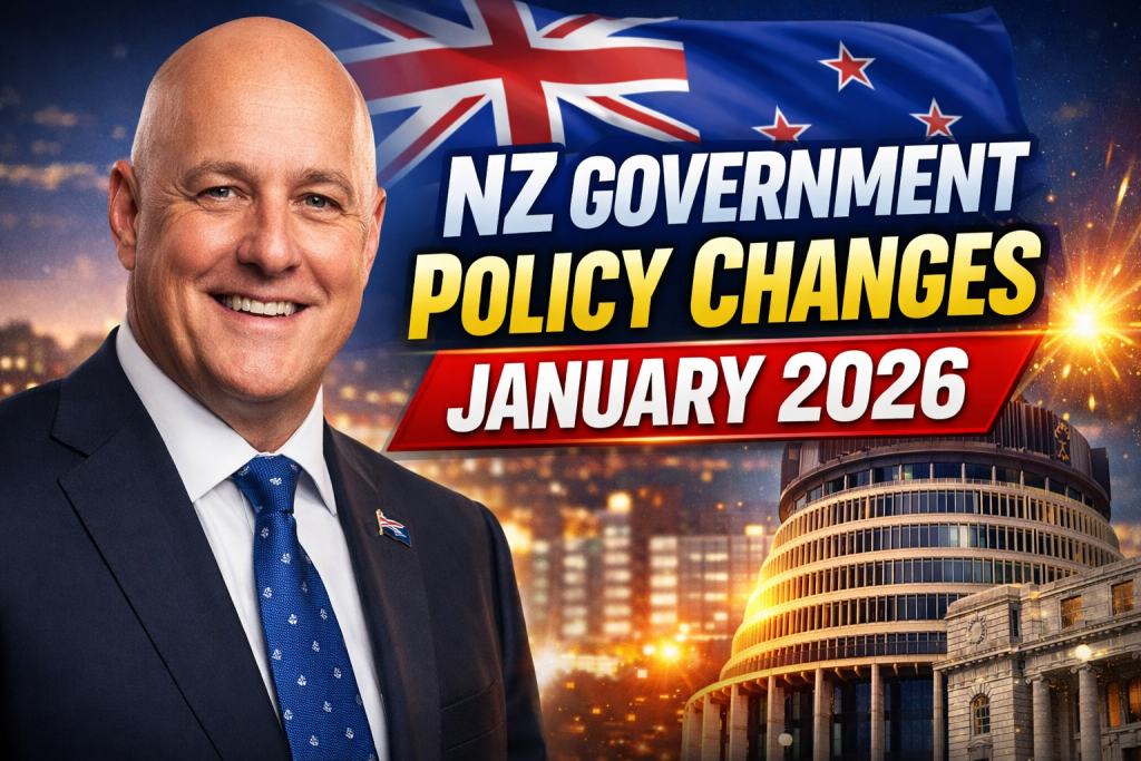 NZ Government Policy Changes January 2026 What They Mean for the Cost of Living