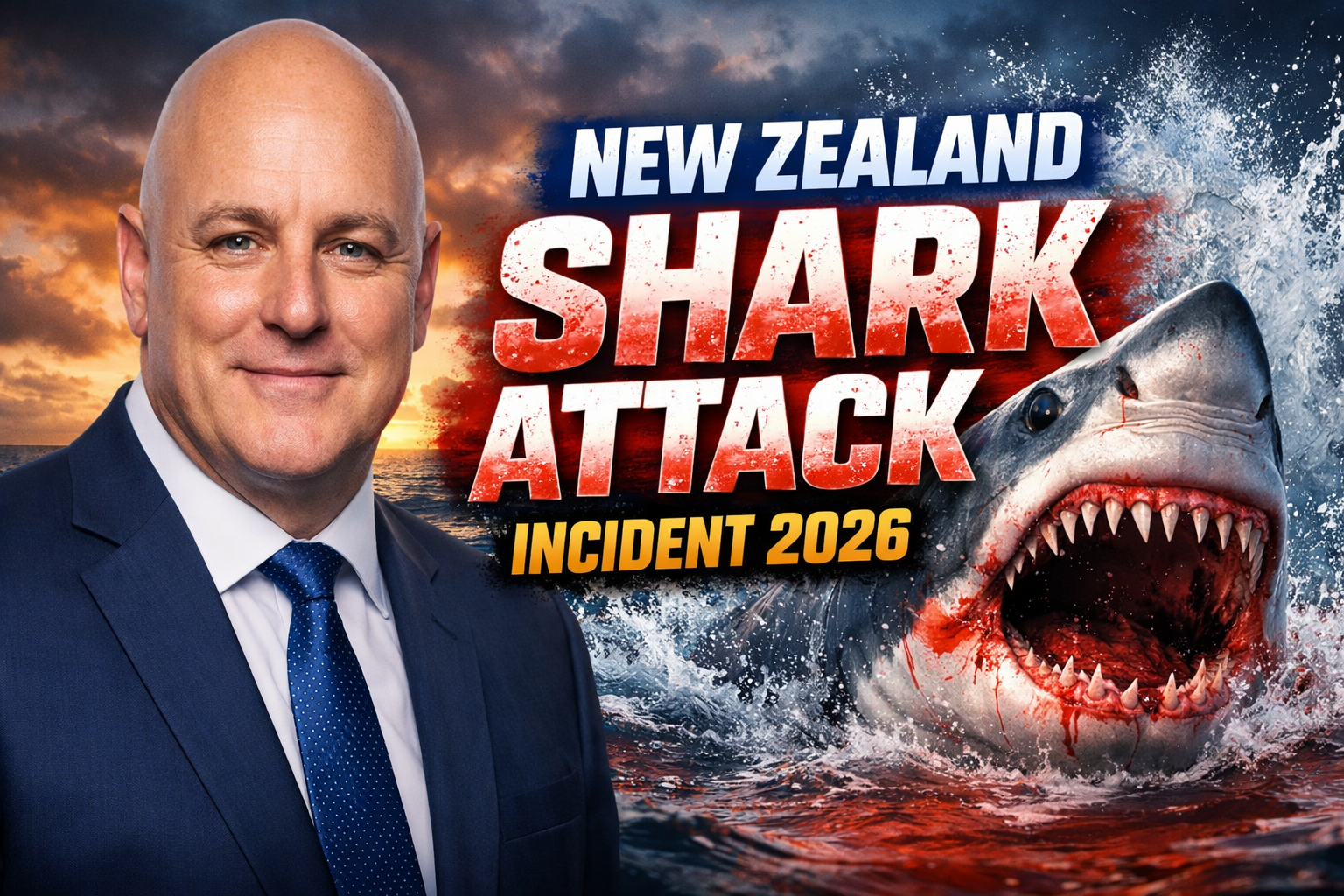 New Zealand Shark Attack Incident 2026 Authorities Give Update on Victim’s Condition