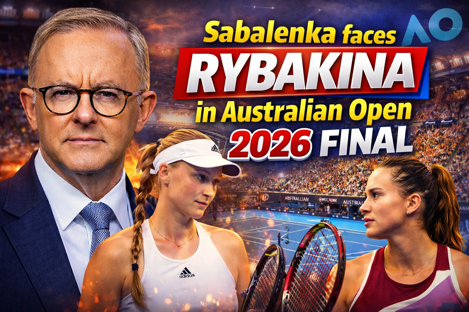 Sabalenka faces Rybakina in Australian Open 2026 final score, stats, and match recap