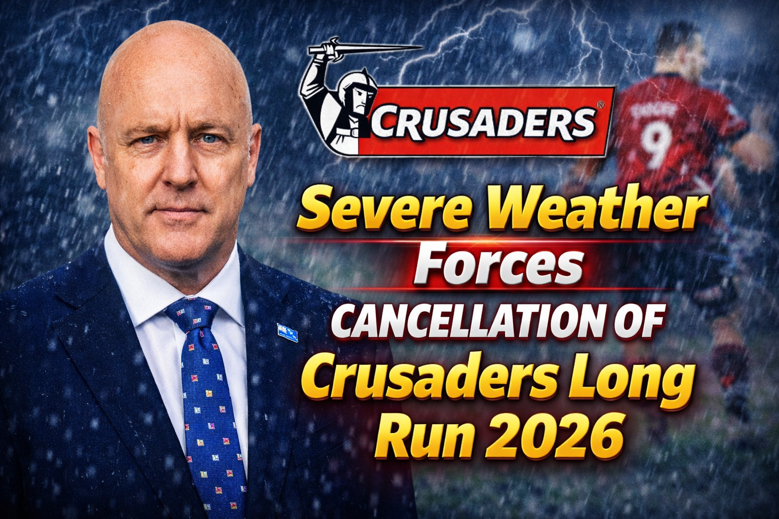 Severe Weather Forces Cancellation of Crusaders Long Run 2026, Child Cancer Foundation Event