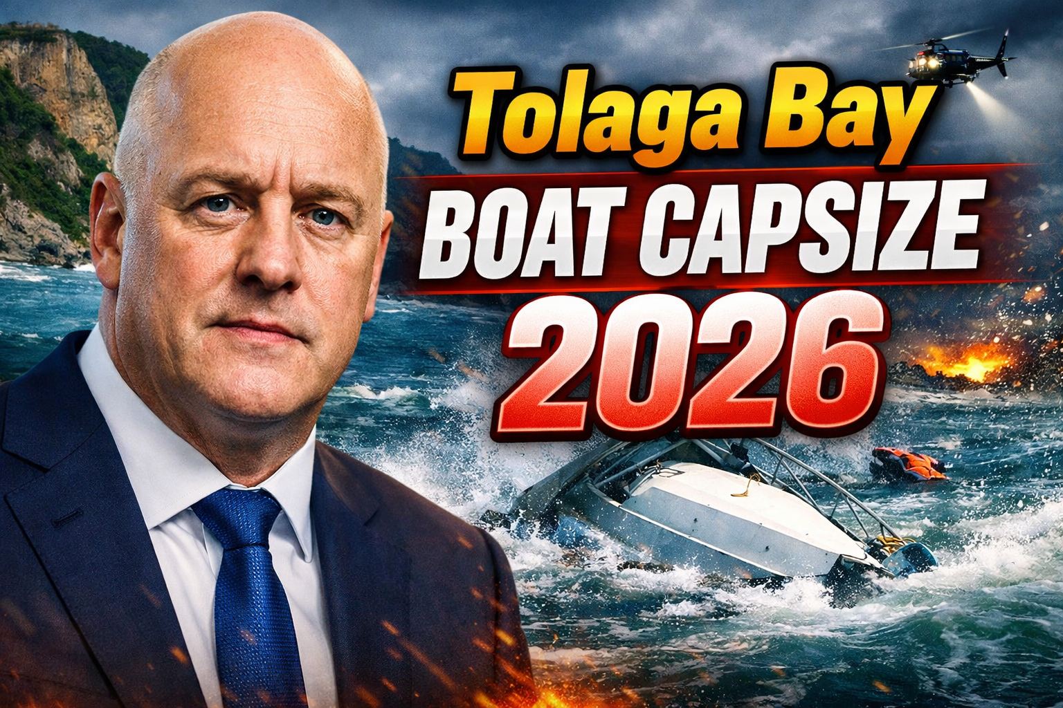 Tolaga Bay boat capsize 2026 dramatic rescue and survival story off the coast