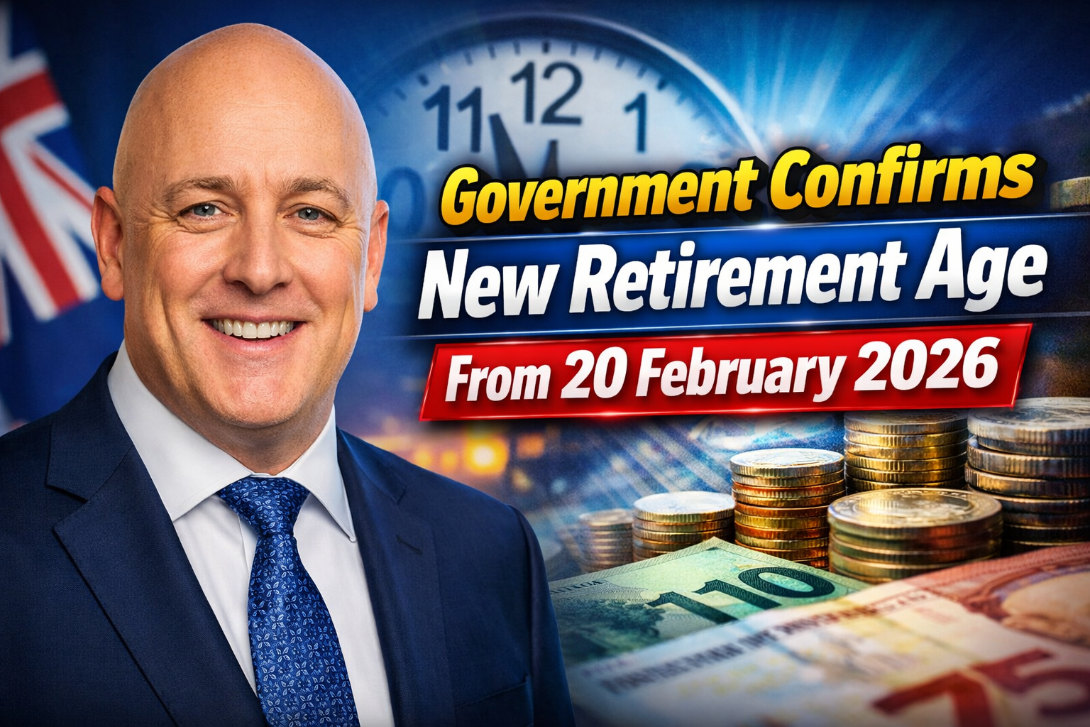 Goodbye to Retirement at 67 in New Zealand Government Confirms New Retirement Age From 20 February 2026