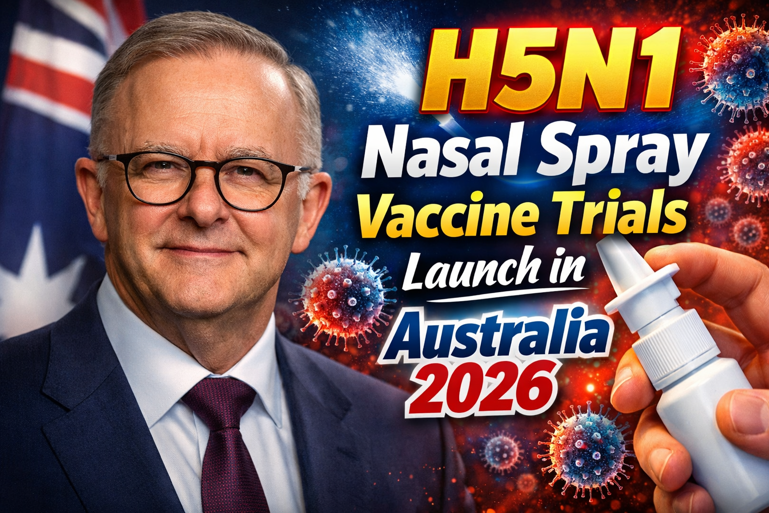 H5N1 Nasal Spray Vaccine Trials Launch in Australia 2026 Pandemic Preparedness Update
