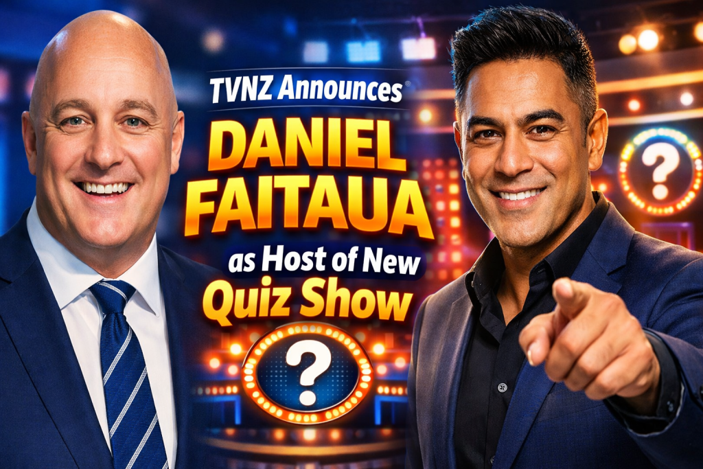 Celebrity Tipping Point New Zealand TVNZ Announces Daniel Faitaua as Host of New Quiz Show