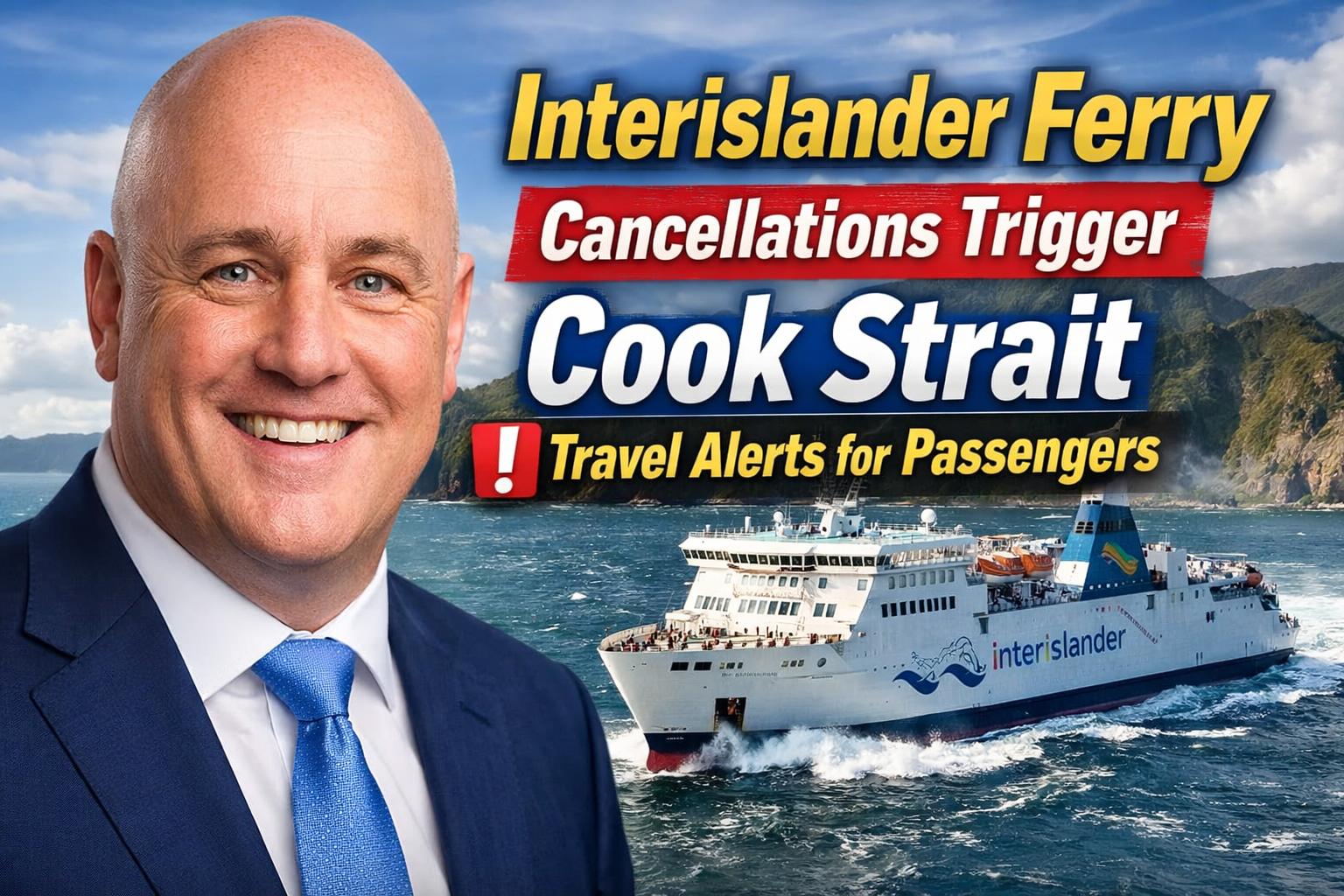 Interislander Ferry Cancellations Trigger Cook Strait Travel Alerts for Passengers