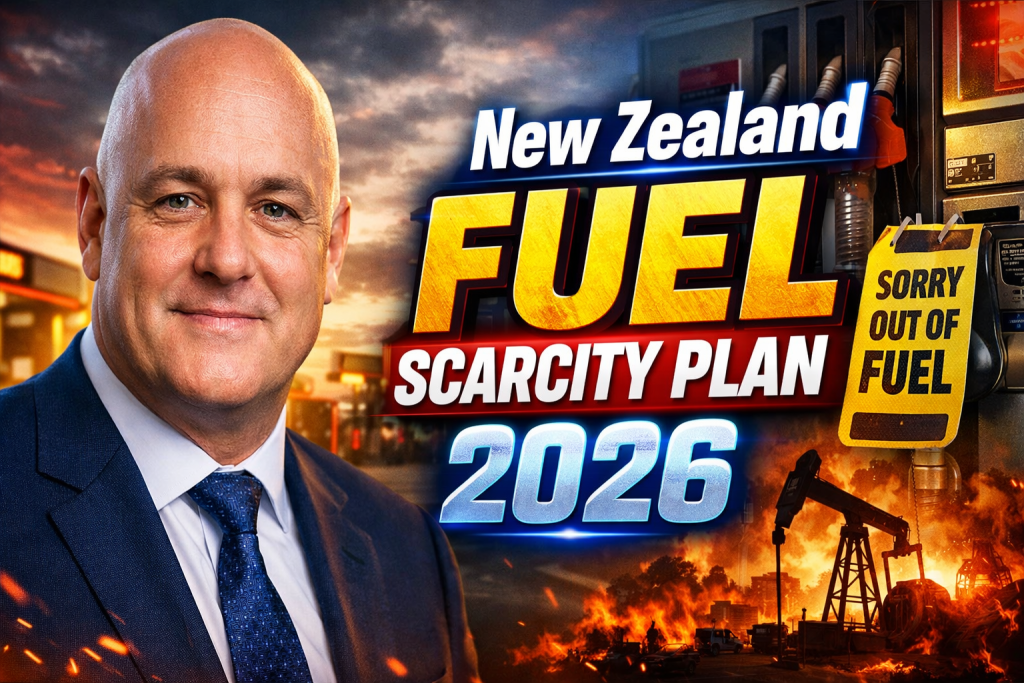 New Zealand Fuel Scarcity Plan 2026 Nicola Willis Issues Fuel Security Update Amid Middle East War Price Surge