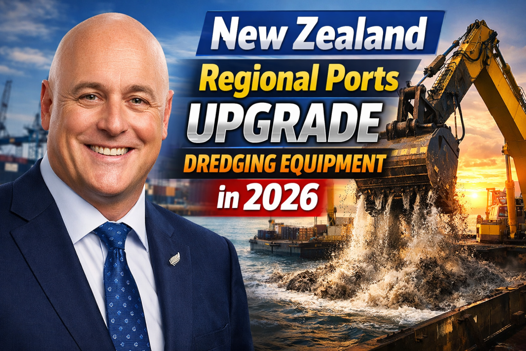 New Zealand Regional Ports Upgrade Dredging Equipment in 2026 to Boost Maritime Infrastructure