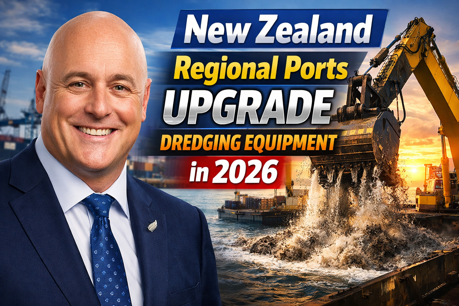 New Zealand Regional Ports Upgrade Dredging Equipment in 2026 to Boost Maritime Infrastructure
