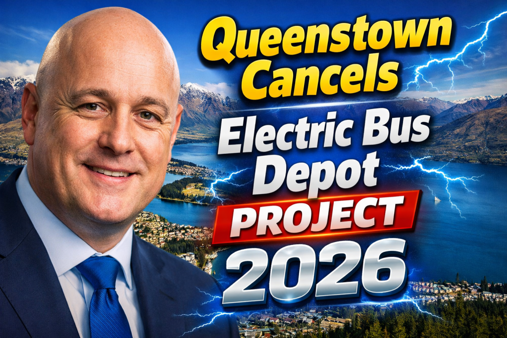 Queenstown Cancels Electric Bus Depot Project 2026 Costs, Reactions and Transport Impact