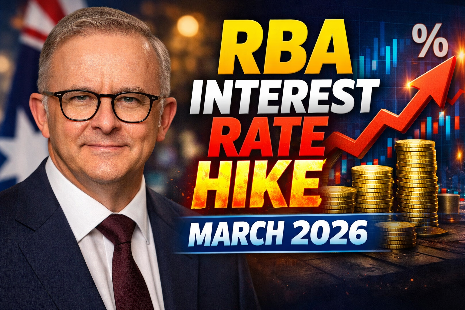 RBA Interest Rate Hike March 2026 Cash Rate Held at 4.1% as Michele Bullock Warns on Inflation