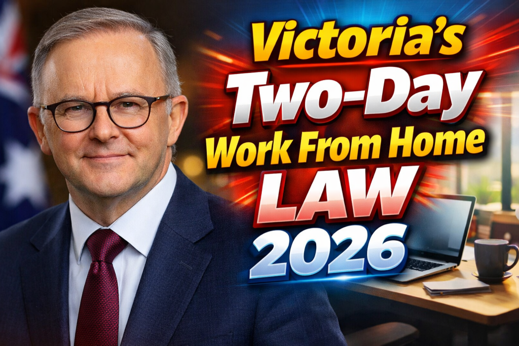 Victoria’s Two-Day Work From Home Law 2026 Australia’s New Flexible Work Rules and Fair Work Amendment Explained