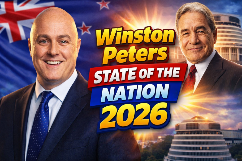 Winston Peters State of the Nation 2026 New Zealand First Unveils Election Campaign Policies