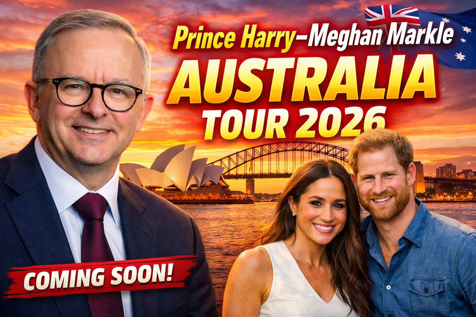 Prince Harry & Meghan Markle Australia Tour 2026 Full Schedule, Cities & Key Events Revealed