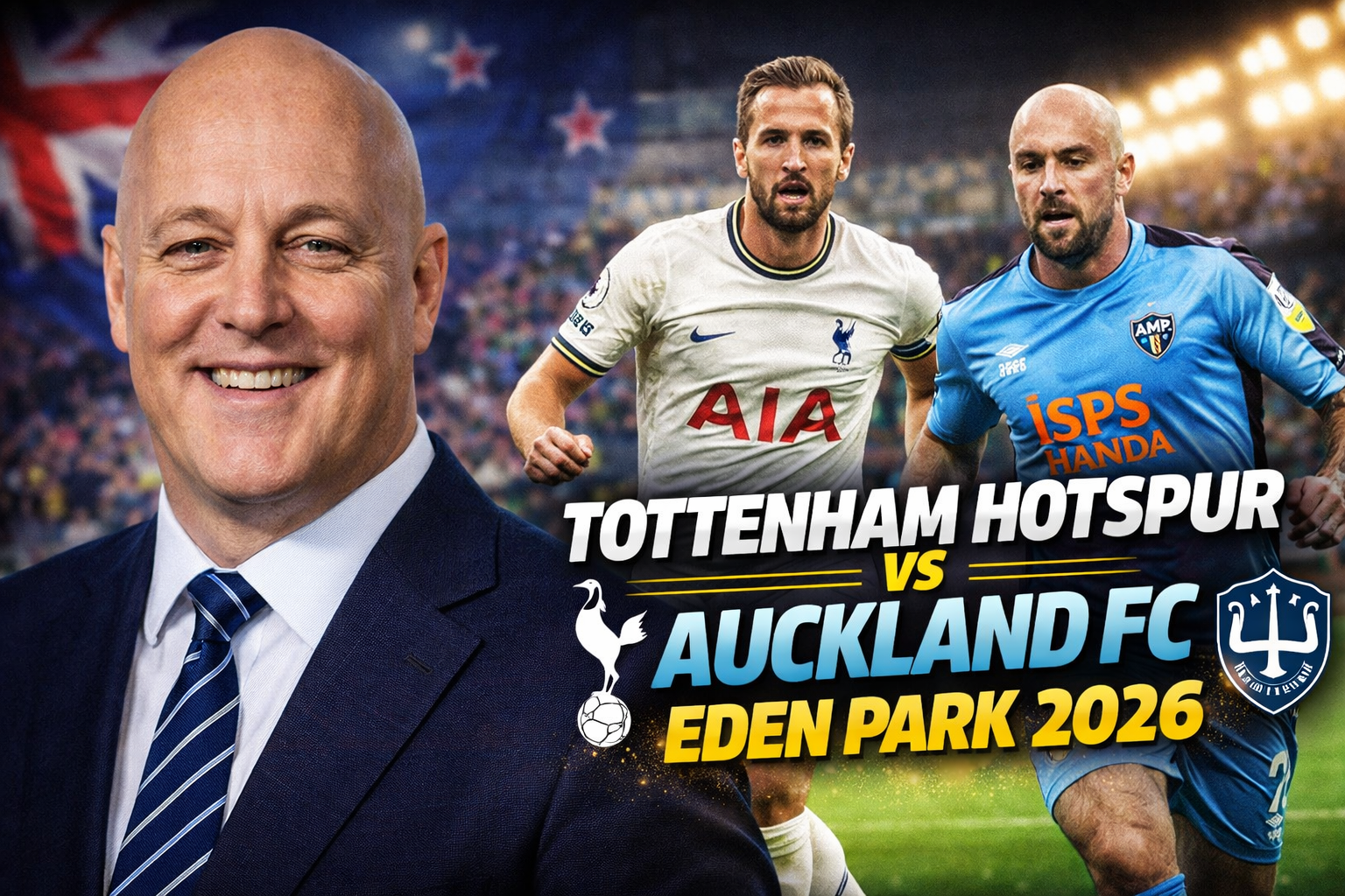 Soccer showdown at Eden Park 2026