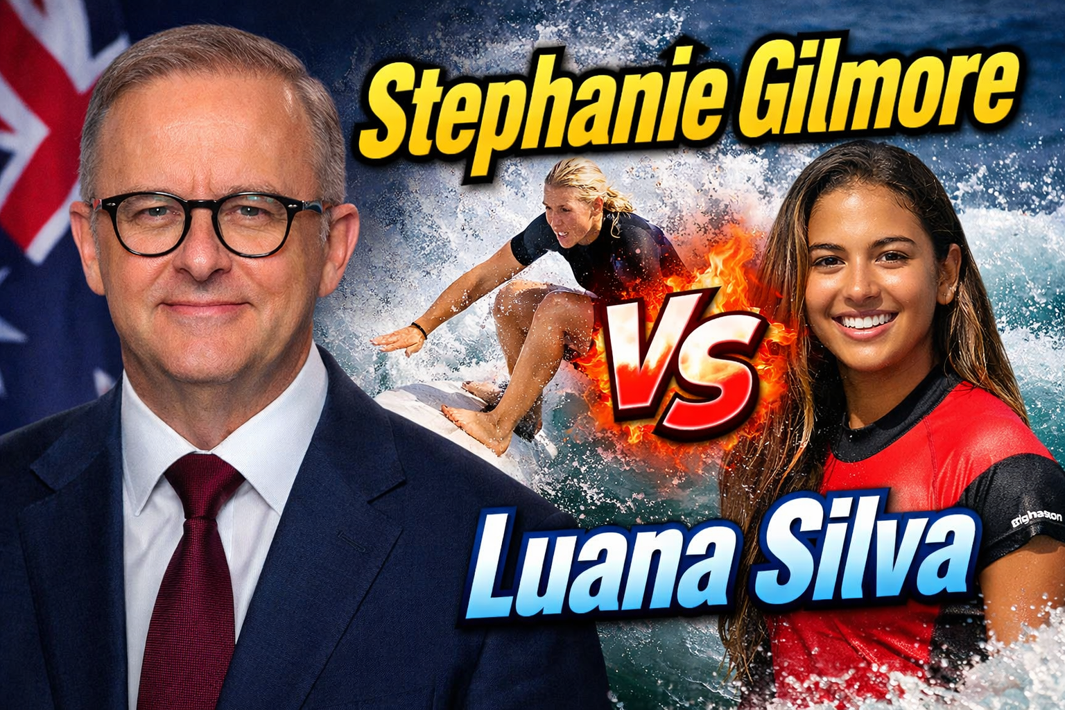 Stephanie Gilmore vs Luana Silva Bells Beach 2026 Results in World Surf League Australia Event