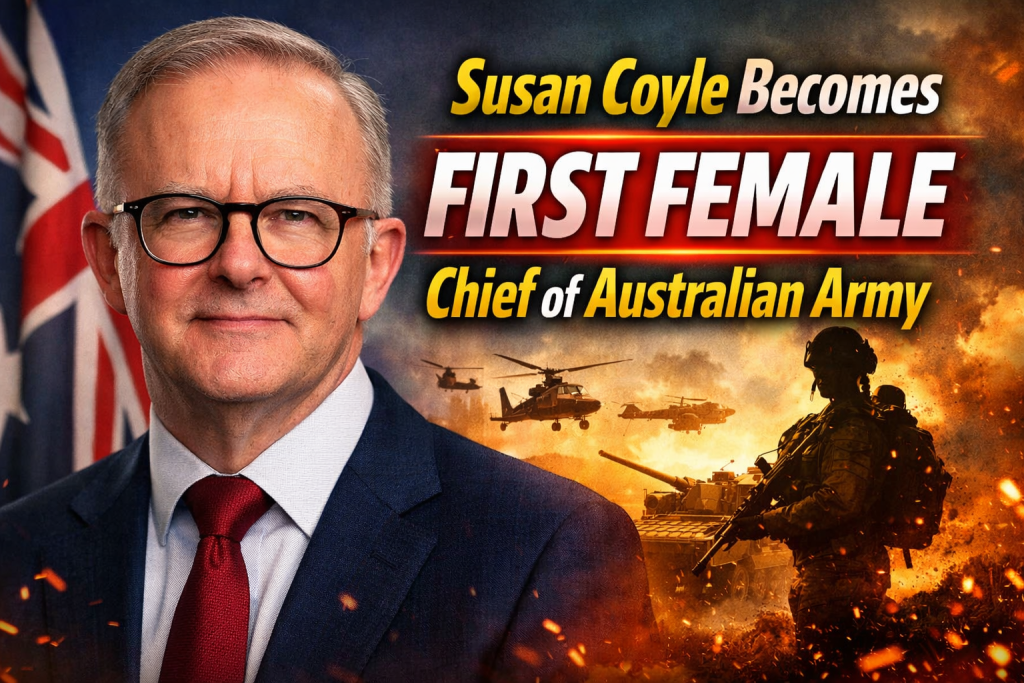 Susan Coyle makes history as army chief