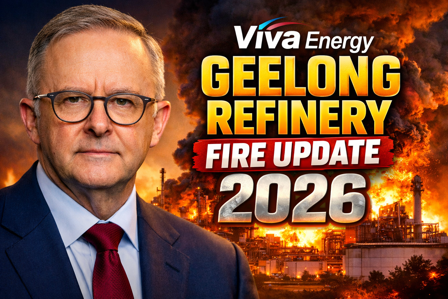 Viva Energy Geelong Refinery Fire Update 2026 Diesel Supply Disruptions Hit Victoria